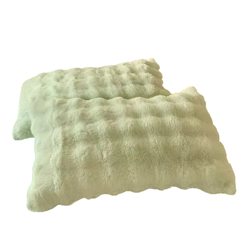 Plush Fur Pillowcases 48x74cm - Soft, Warm & Fluffy Set of 2